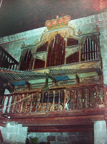 菲律賓Las Pinas城教堂內的竹管風琴。