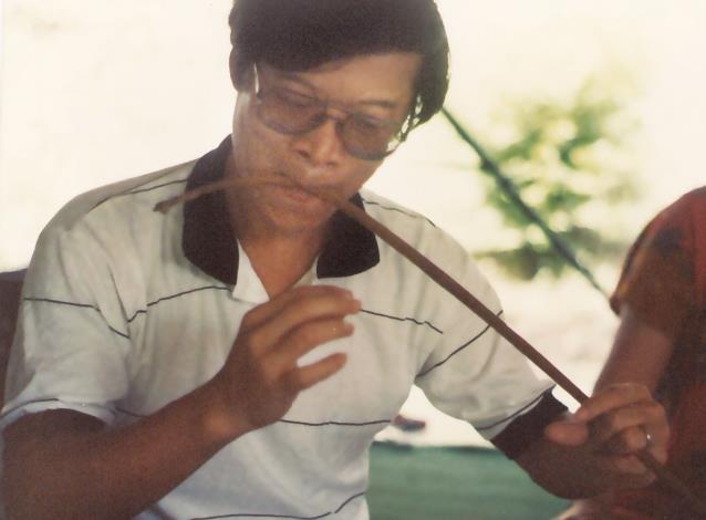 臺灣布農族弓琴。（駱維道提供）