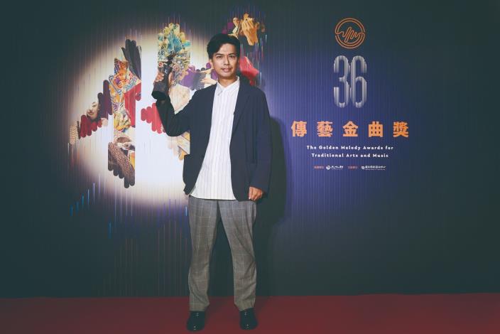 《豆花公劇場版》榮獲第36屆傳藝金曲獎最佳編劇獎，葉志偉幽默溫柔的奇思創造了豆花公的奇幻旅程。（徐榕志攝）