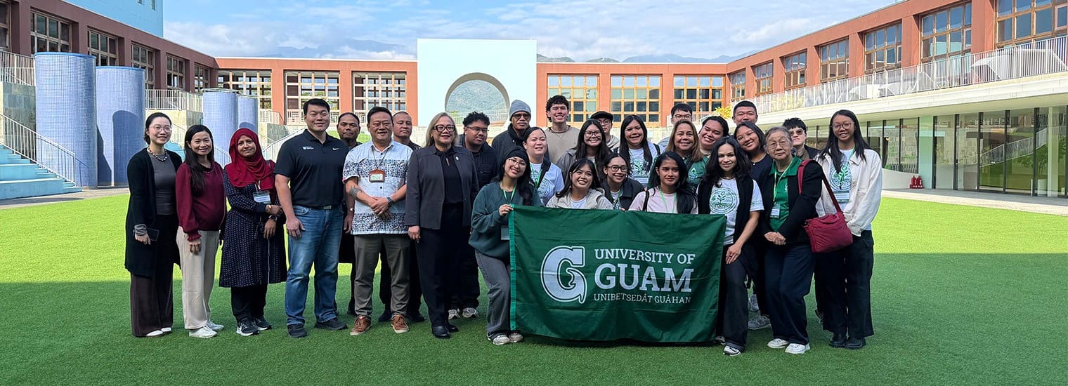 關島大學副校長Dr. Sharleen Q. Santos-Bamb、農學院陳冠儒教授及美國水保局官員於1月13日參訪史前館，雙方針對未來發展進行討論，落實2025年6月簽署之合作備忘錄精神。