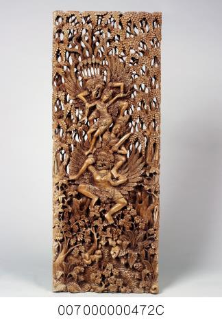 印尼神話圖案木雕掛飾