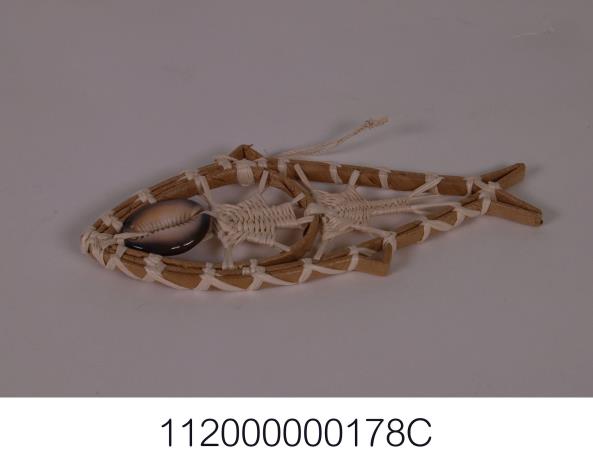 馬紹爾魚形傳統編織掛飾