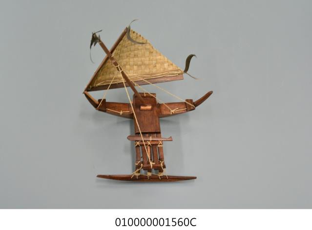 馬紹爾傳統獨木舟Walap模型