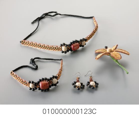 諾魯棕色飾品套組