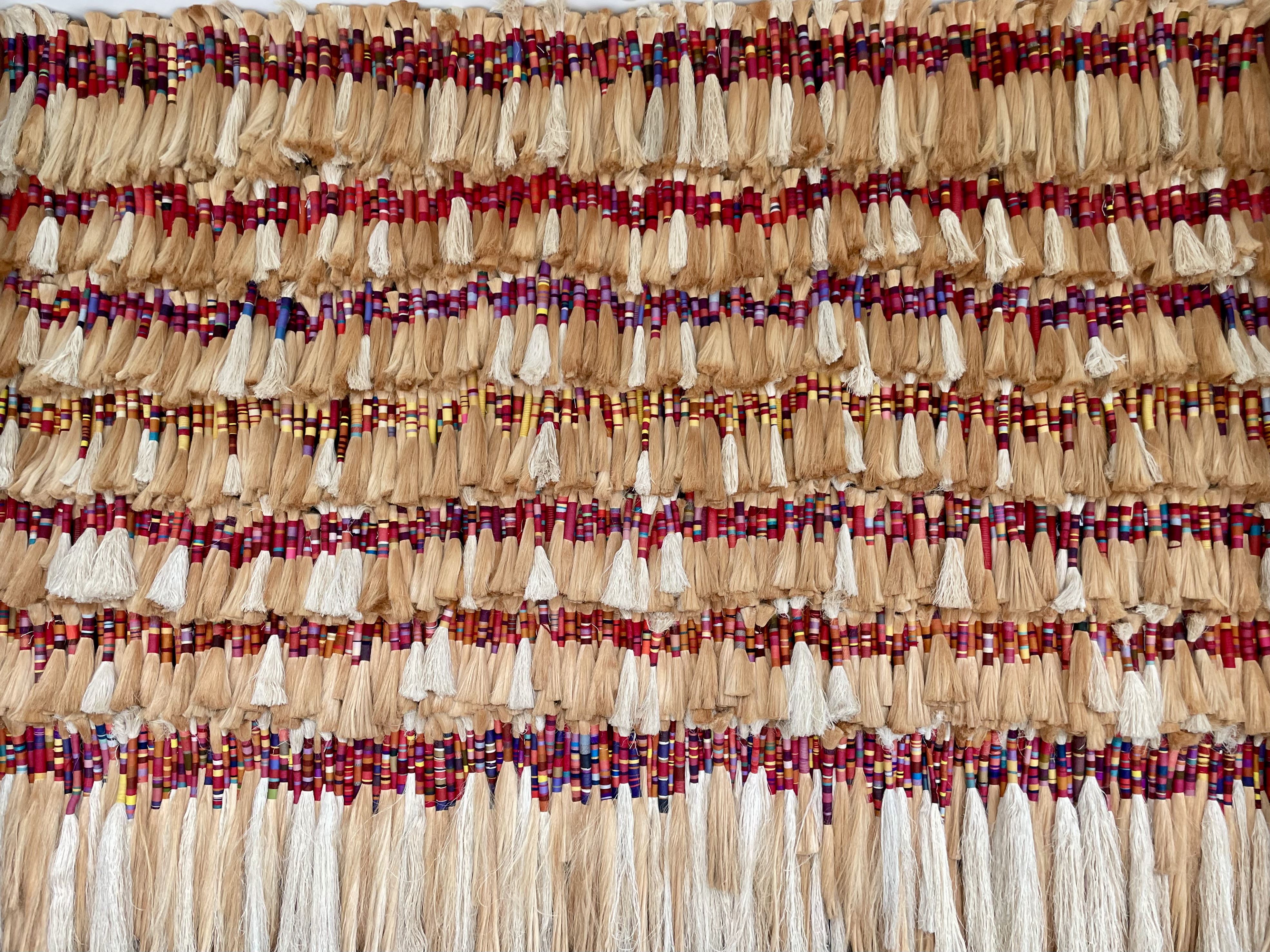 NMP Unfolding the Wings of Dreams Fiber art installation