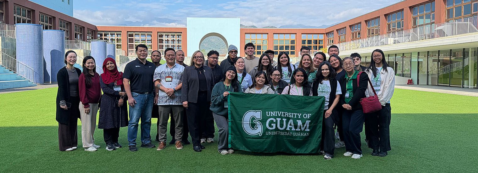 關島大學副校長Dr. Sharleen Q. Santos-Bamb、農學院陳冠儒教授及美國水保局官員於1月13日參訪史前館，雙方針對未來發展進行討論，落實2025年6月簽署之合作備忘錄精神。