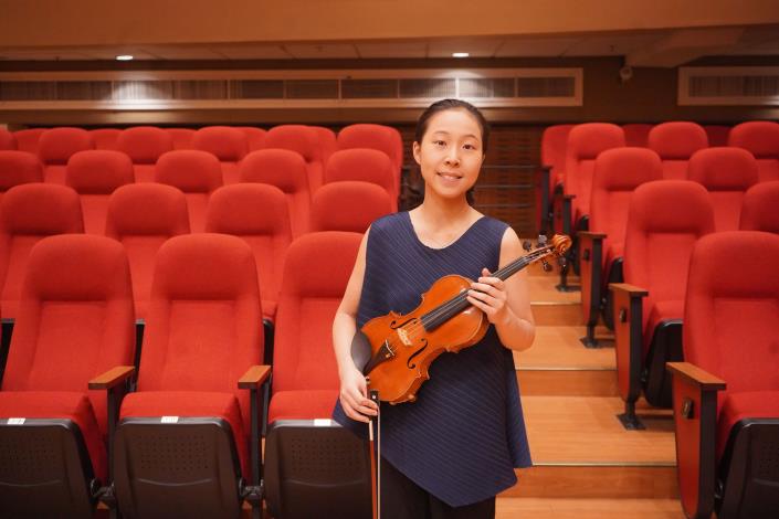 青年小提琴家丁章媛帶來更勝以往的自信與期待 將與國臺交演出柴科夫斯基小提琴協奏曲