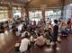 南城市百民公民館，由太魯閣族謝皓成帶領當地社區音樂教室的中高年級學童們認識太魯閣族的傳統樂器獵首笛