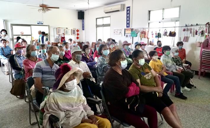 主要參與者為鳳林鎮北林里辦公室托老中心長者