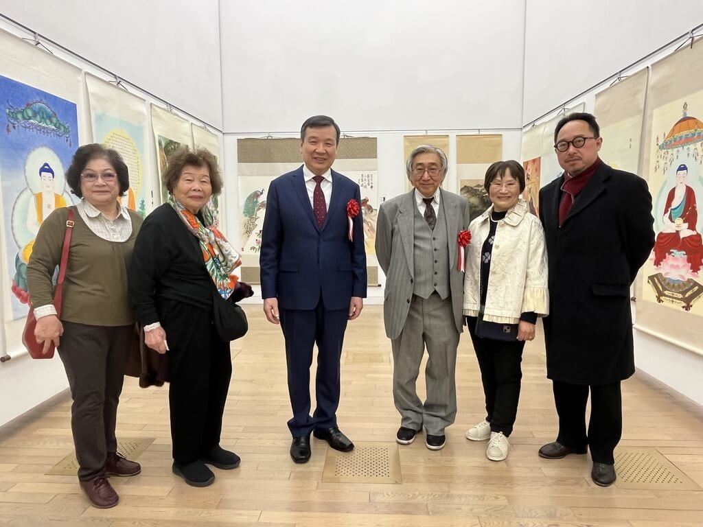 Japan ink painting exhibition features Taiwanese works