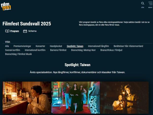 Sweden’s Filmfest Sundsvall features ‘Spotlight Taiwan’ program
