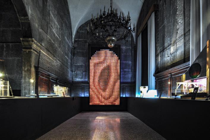 Votive lamps, usually seen in Taiwan’s temples, are a part of the project
