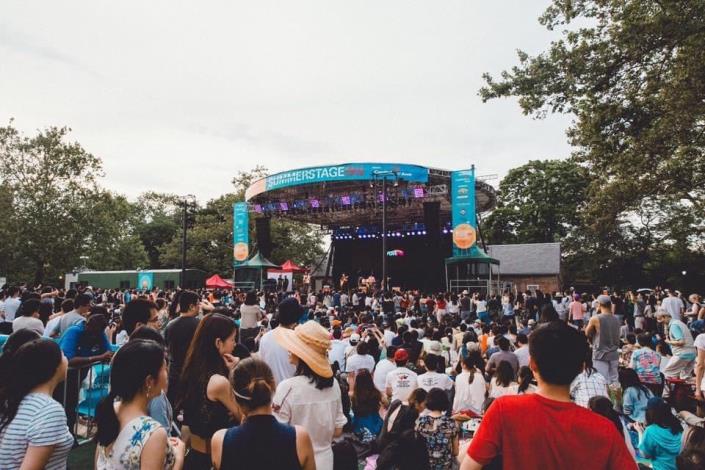 Photo of a previous Summerstage festival