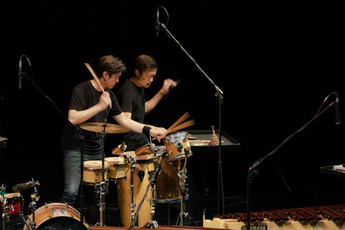 Taiwanese percussion duo Twincussion