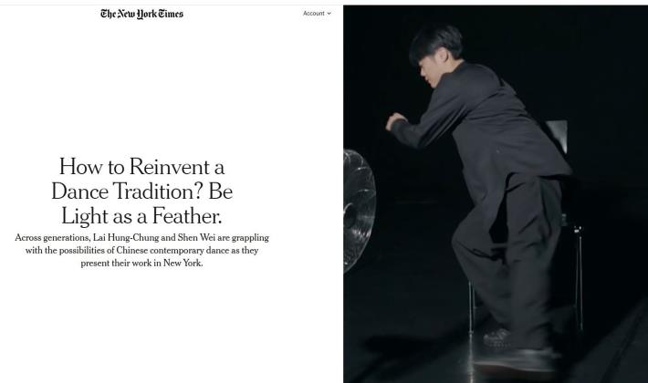 New York Times spotlights Hung Dance’s ‘Birdy’ ahead of U.S. performances