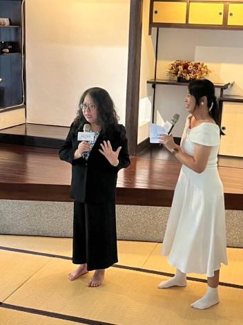 本展文學策展人張亦絢致詞
