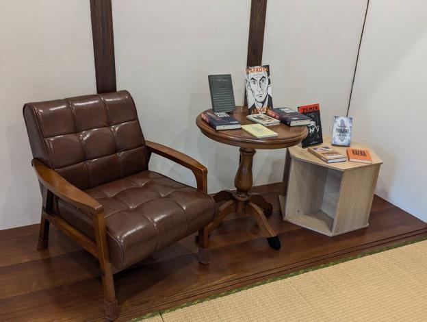 展場展出捷克文的卡夫卡作品。