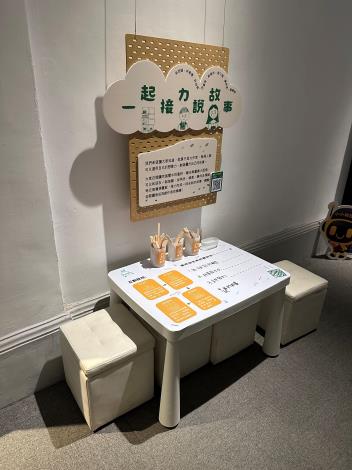 (第6組)「一起接力說故事」邀請大家一起來組成故事小隊，接力完成獨一無二的有趣故事。(臺文館提供)