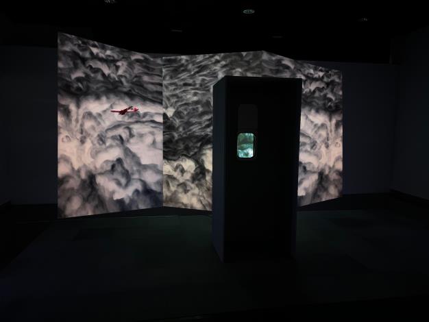 優選_陳柏源_虛擬屏風上的颱風山水_2022