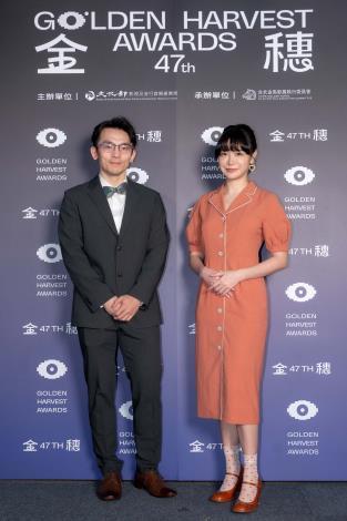 第47屆金穗獎社群名人推薦獎陣容（左起：盛浩偉、眼肉芽）