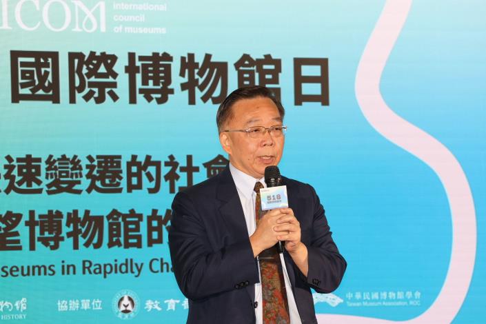 中華民國博物館學會理事長暨國立歷史博物館長洪世佑表示，今年518博物館日主題之下含有3個子題，期盼博物館應與社區增加多元互動，讓「無形文化資產」保存及再生。