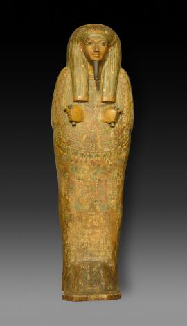 義大利佛羅倫斯國立考古博物館典藏之祭司帕迪穆特彩繪棺木©Museo Archeologico Nazionale di Firenze