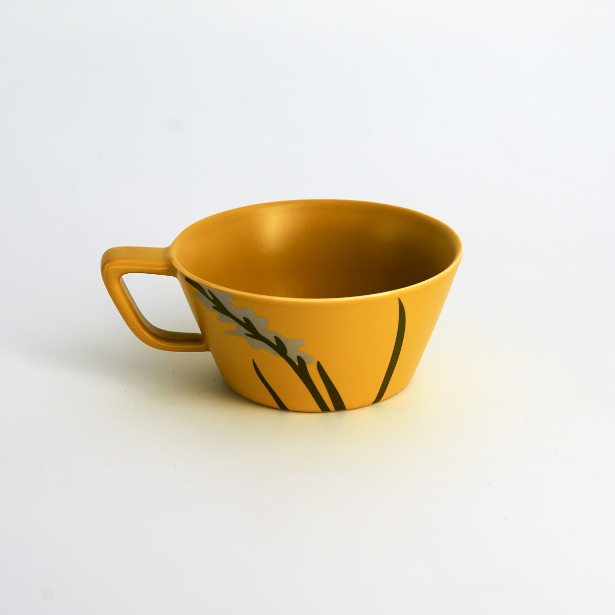 瓷林_見蘭欣喜馬克杯(黃蘭)_圖一