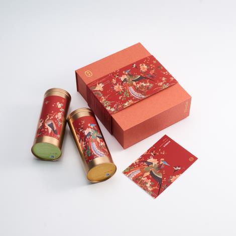 吉光祥羽_好日成雙禮盒花鳥刺繡橫批4