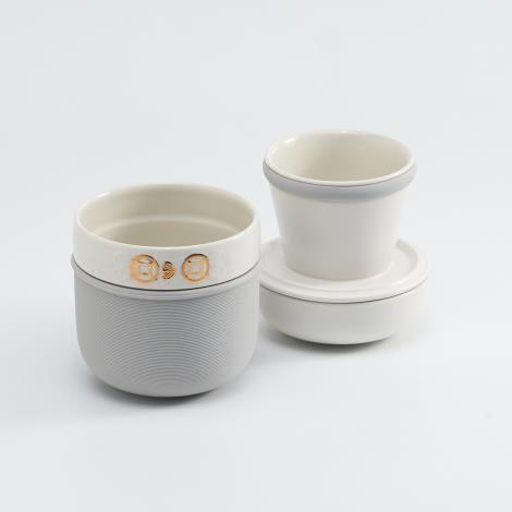 福氣連連行動咖啡組(牙白金)22