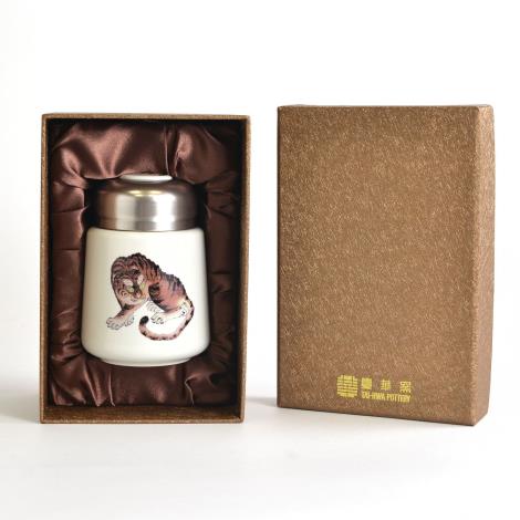 臺華窯 _虎_茶葉罐_圖二