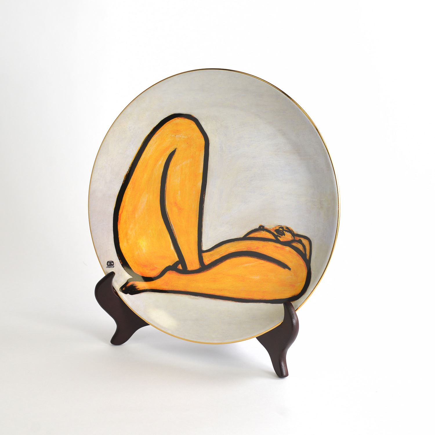 臺華窯_轉寫盤_人體_圖一