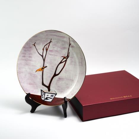 臺華窯_花鳥-轉寫盤_圖二