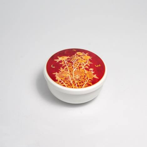 菊-骨瓷寶盒