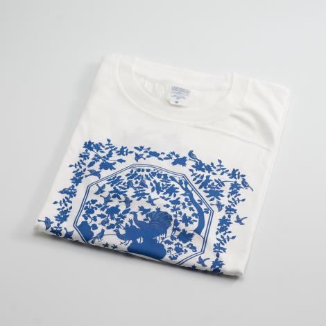 T-shirt 青花(白)1