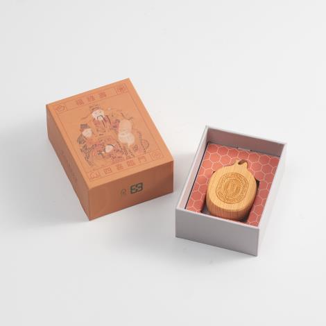 福祿壽糕印鑰匙圈 - 祿款3