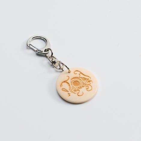 木質鑰匙圈 - 玄武1