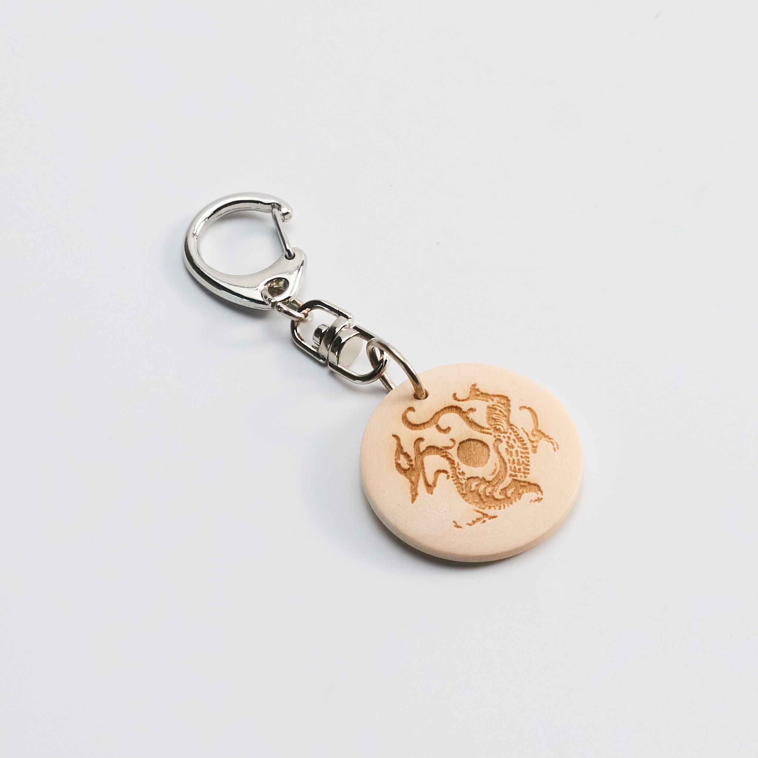 木質鑰匙圈 - 青龍2