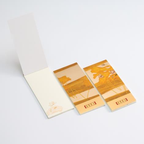 金質常玉手箋禮盒-荷花5