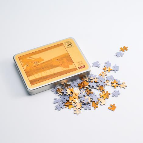 金質常玉拼圖-荷花3