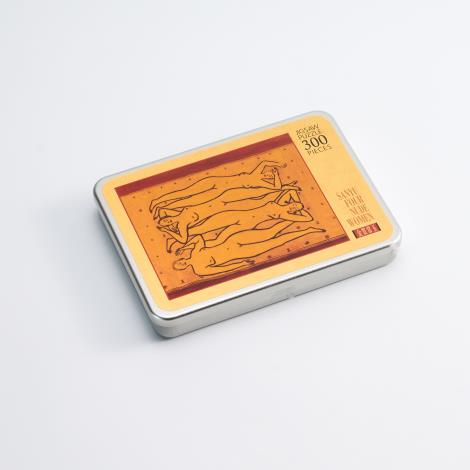 金質常玉拼圖-四女裸像1