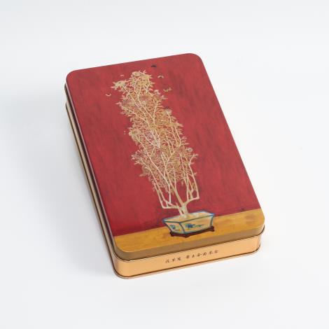 花草箋常玉金菊茶盒7