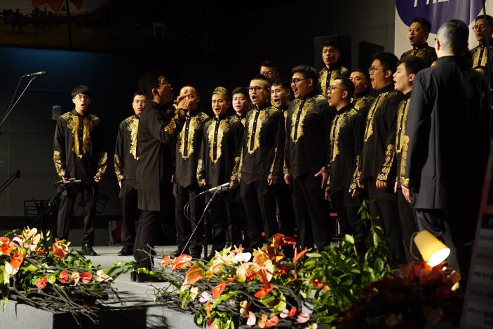 圖七112年度全國社會組合唱比賽「男聲組-金質獎」得獎團隊-濤韻男聲合唱團