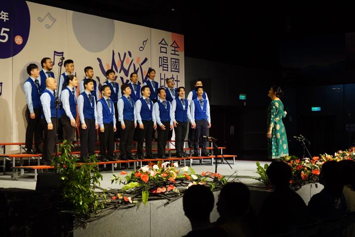 圖八112年度全國社會組合唱比賽「男聲組-銀質獎」得獎團隊-創價太平洋合唱團