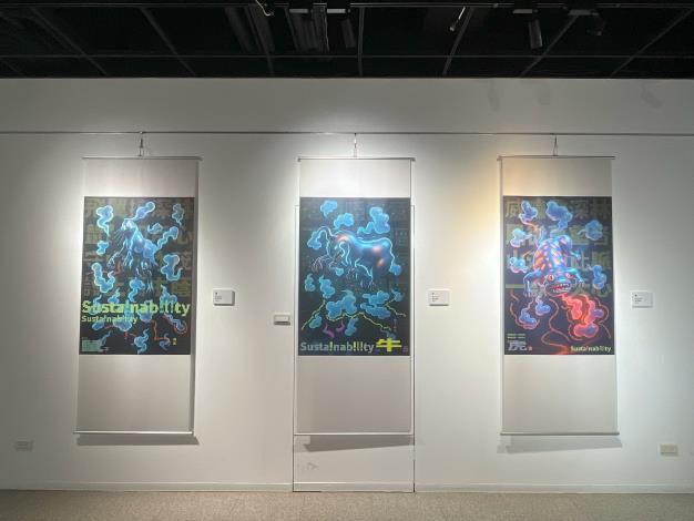 作品生肖系列「鼠」、「牛」、「虎」