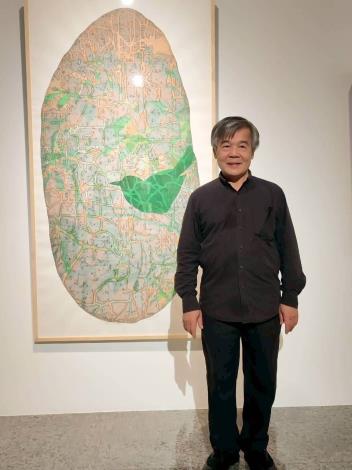 楊明迭及其作品「想像中的凝視I」