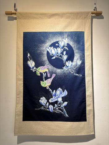 白梅彣作品《夜空下的浪漫》