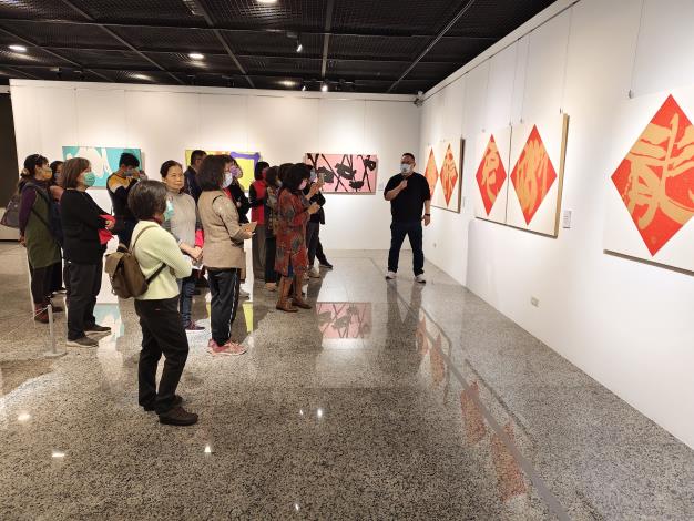 於同生知命書藝展-志工導訓現場 (14)