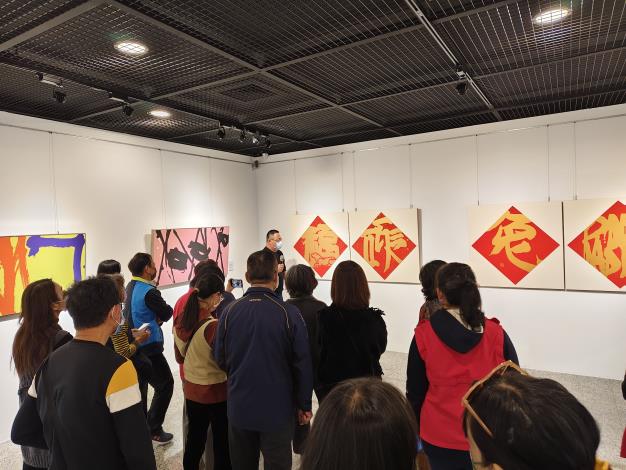 於同生知命書藝展-志工導訓現場 (12)