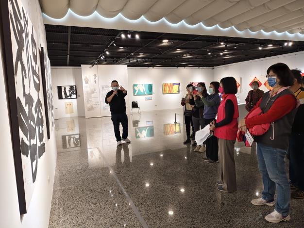 於同生知命書藝展-志工導訓現場 (3)