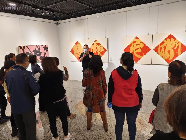 於同生知命書藝展-志工導訓現場 (13)